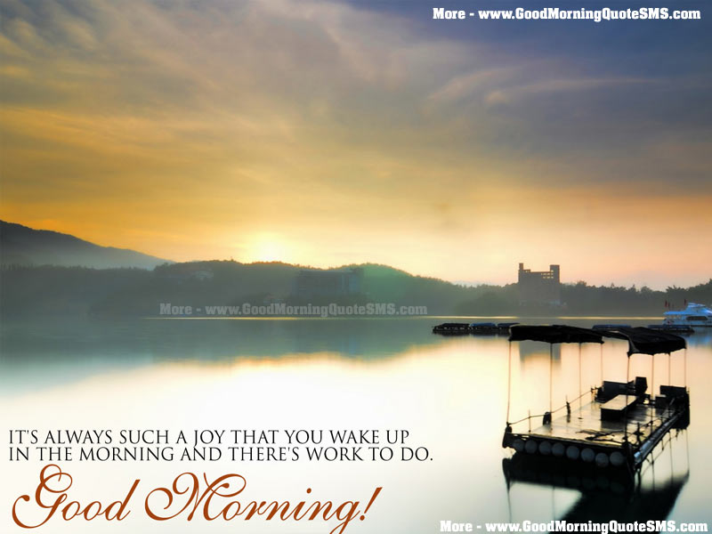 Good Morning Quotes with Images - Cute Morning Greetings, SMS, Thoughts Images, Wallpapers