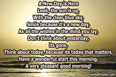 Good Morning Poems - Inspirational Good Morning Poem, Quotes and Sayings Images, Wallpapers, Photos, Pictures Download