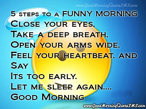 Good Morning Humor Quotes QuotesGram