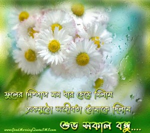 Bengali Good Morning Sms, Shuprovat Wishes Messages Quotes 