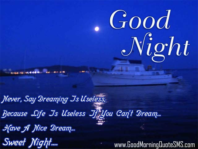 Good Night Quotes in English Images, Wallpapers, Photos, Pictures