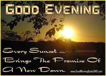 Happy Evening SMS Pictures