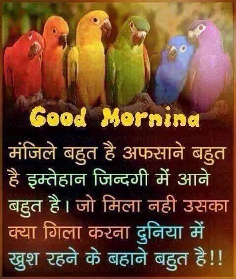 Good Morning SMS Text Msg in Hindi to friends and loved ones Images, Wallpapers, Photos