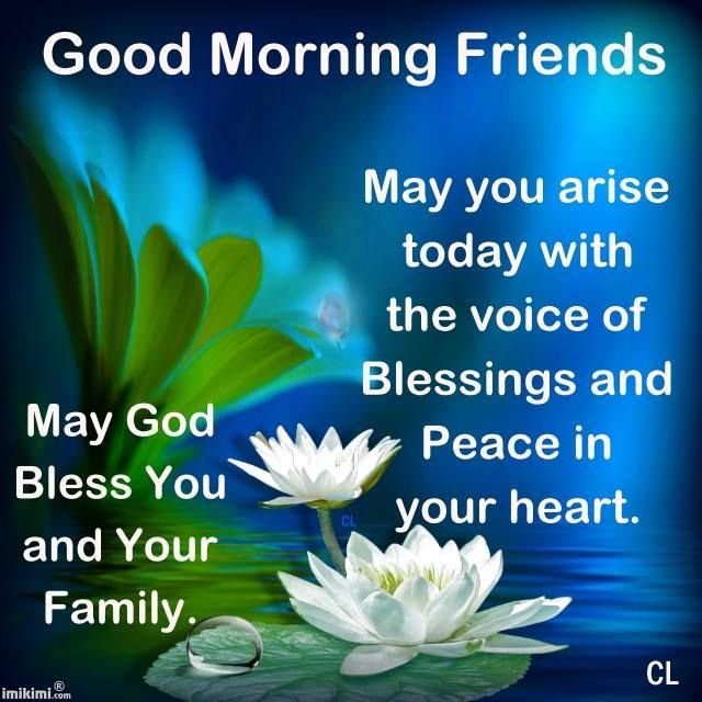 May God Bless You and Your Family Good Morning Wishes Messages Images