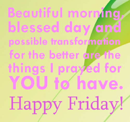 Happy Friday Wishes Images 