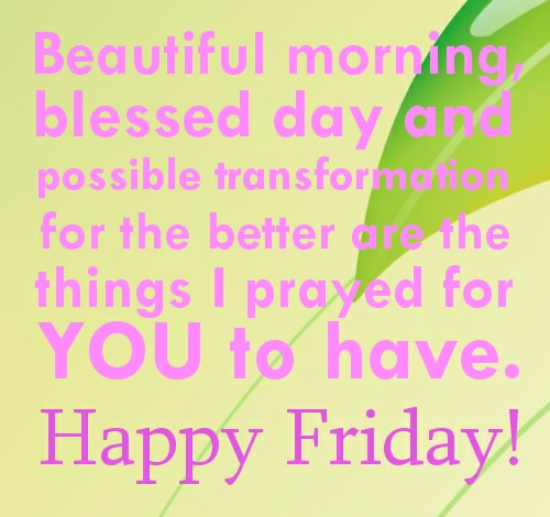 Happy Friday Wishes Images