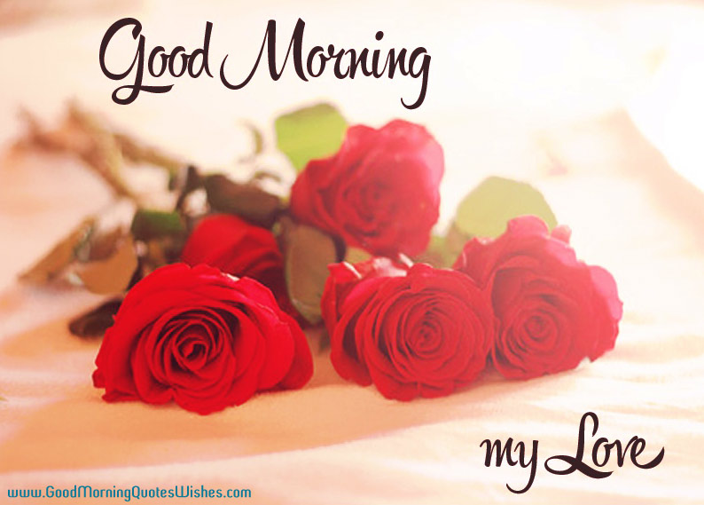 Good Morning My Love Quotes Wishes Wallpapers